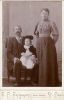 Unknown Family - Portrait of husband, child and wife